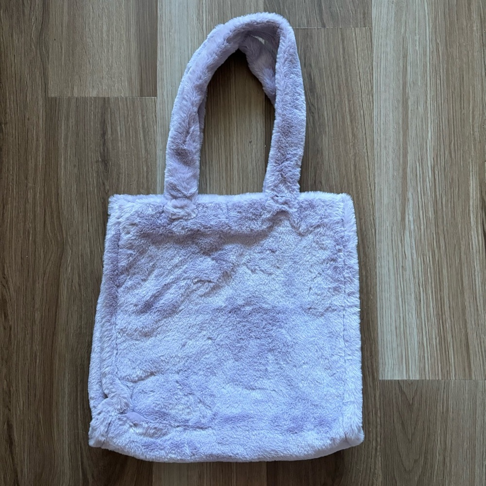 💜Lavender Plush Tote